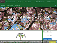 Tablet Screenshot of orchardprimaryschool.com